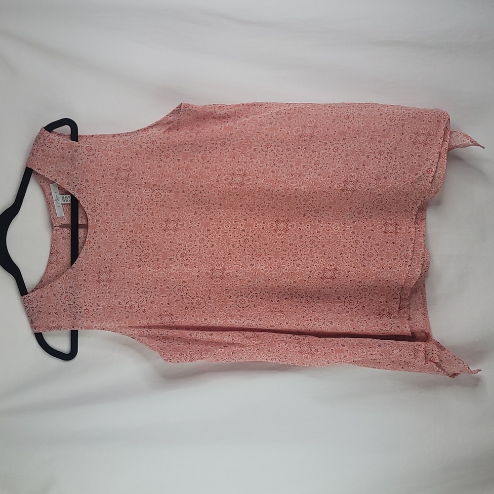 Fever coral peach sleeveles top sz XL